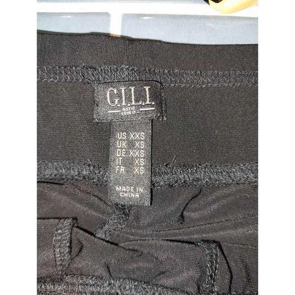 G.I.L.I. flared black pants.  Size XXS - Picture 6 of 6